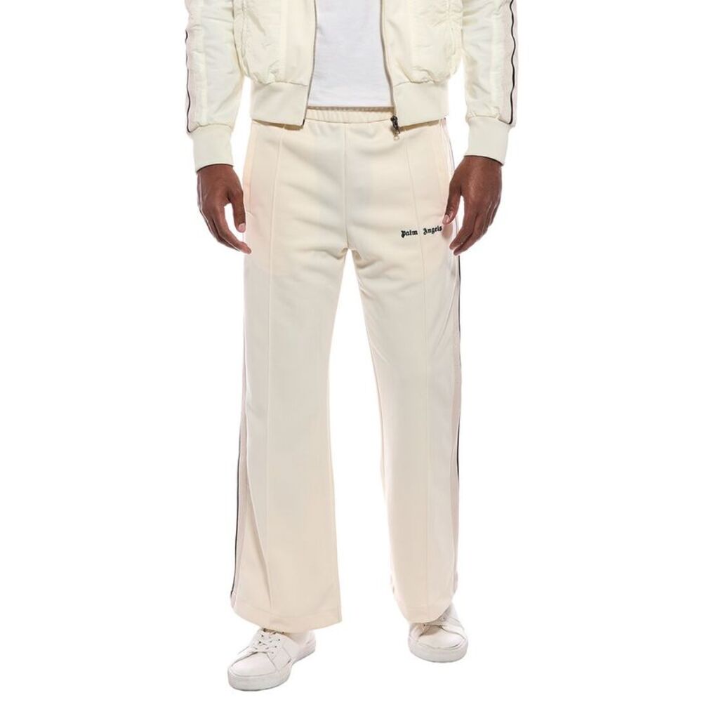 Palm Angels Mens  Taped Sweatpant, Yellow